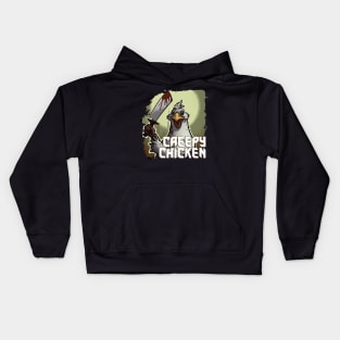 Creepy chicken Kids Hoodie